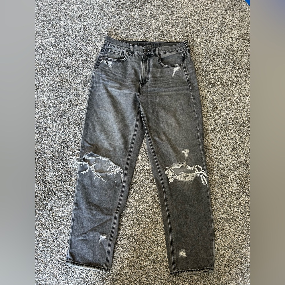 American Eagle Outfitters Distressed Black Jeans